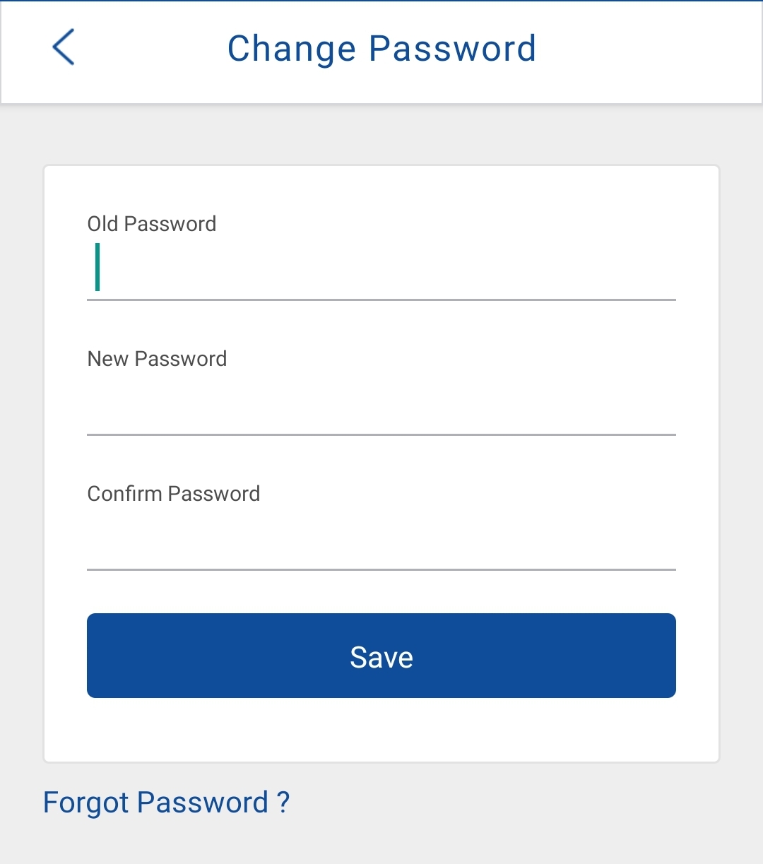 Forget Password – Codemi